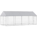 PawHut Outdoor Dog Kennel with water-ready UV-Resistant Roof