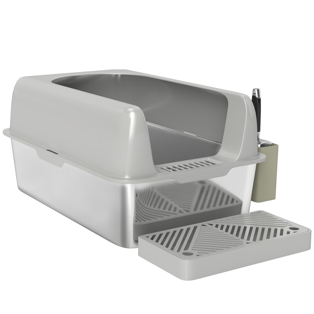 Keep Your Home Clean with This High-Walled Litter Box & Accessories