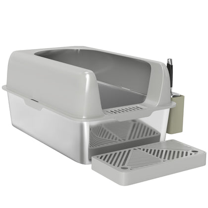 Keep Your Home Clean with This High-Walled Litter Box & Accessories