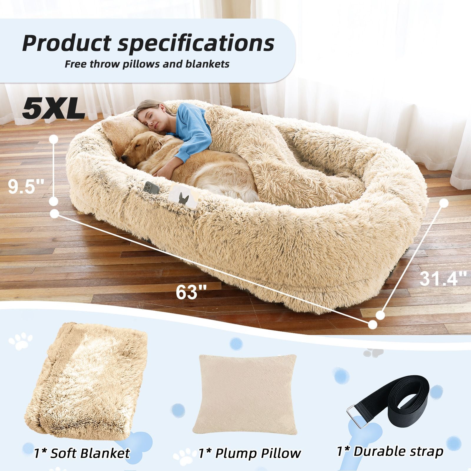 The Ultimate Human Dog Bed: Snuggle with Your Pup in Luxurious Comfort