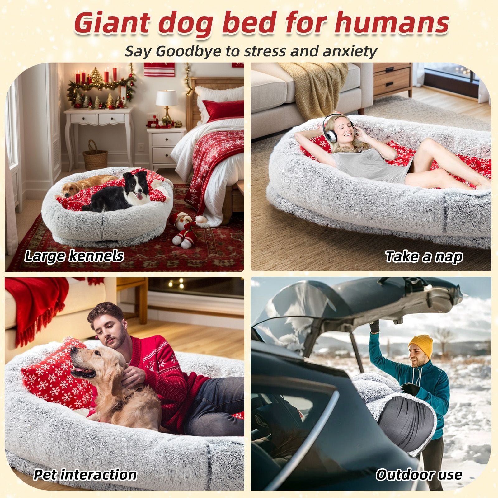 The Ultimate Human Dog Bed: Snuggle with Your Pup in Luxurious Comfort