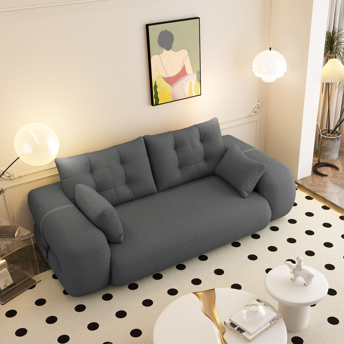 78.7- Convertible Sofa Bed for Dogs and Humans