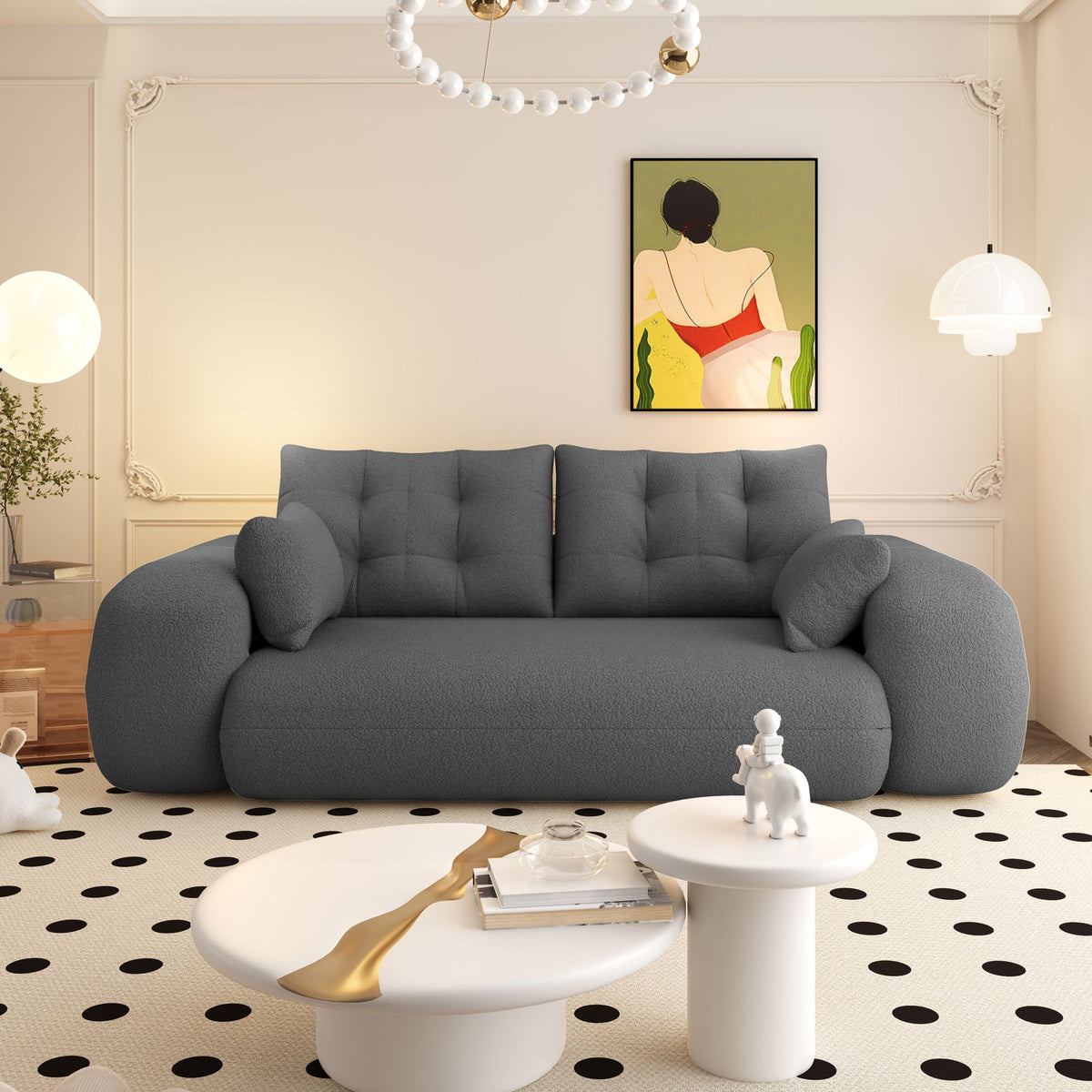 78.7- Convertible Sofa Bed for Dogs and Humans