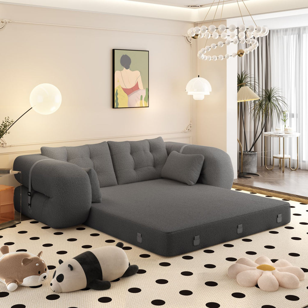 78.7- Convertible Sofa Bed for Dogs and Humans