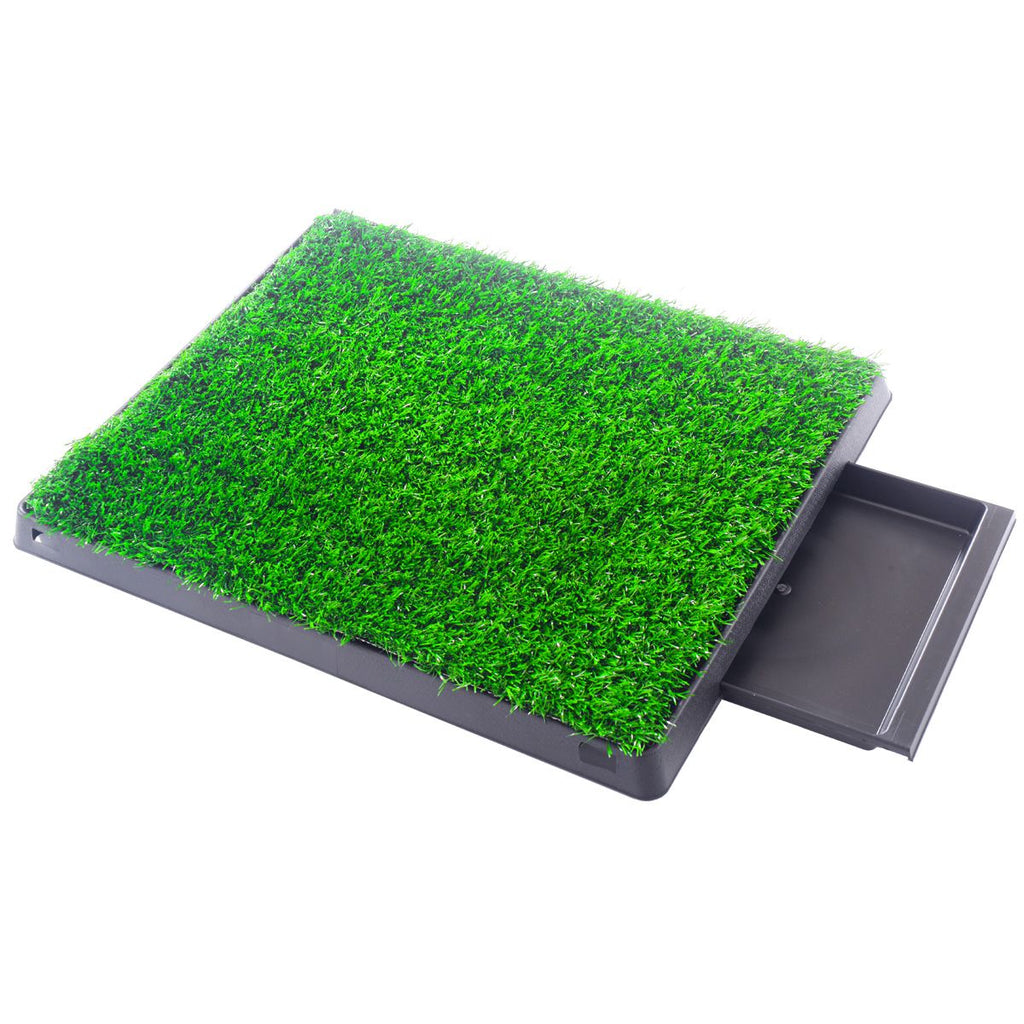 Indoor/Outdoor Pet Loo, Dog Litter Box, Portable Dog Litter Box with Tray Outdoor, Puppy Potty Training for Patio, Balcony, Porch