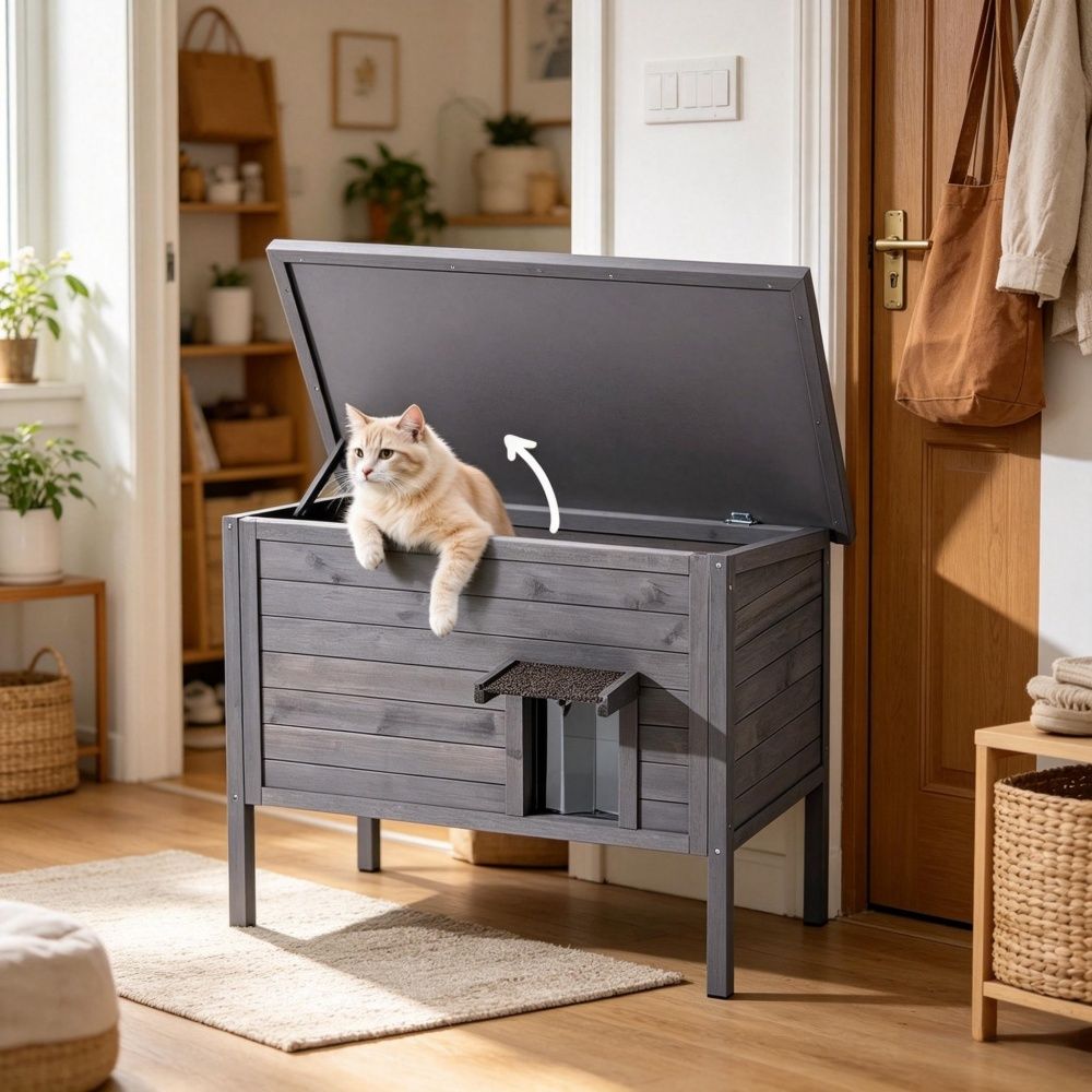 Insulated Cat House for Outdoor