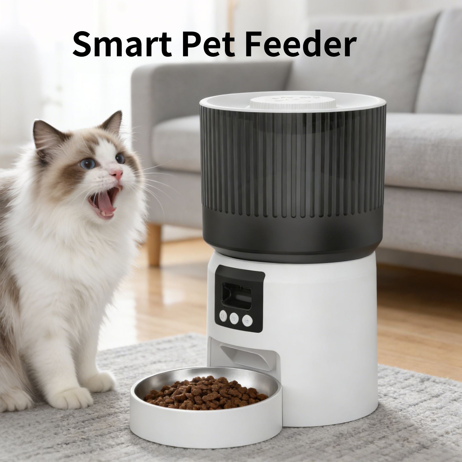 Never Miss a Meal: Smart Auto Feeder with Timed & Remote Control