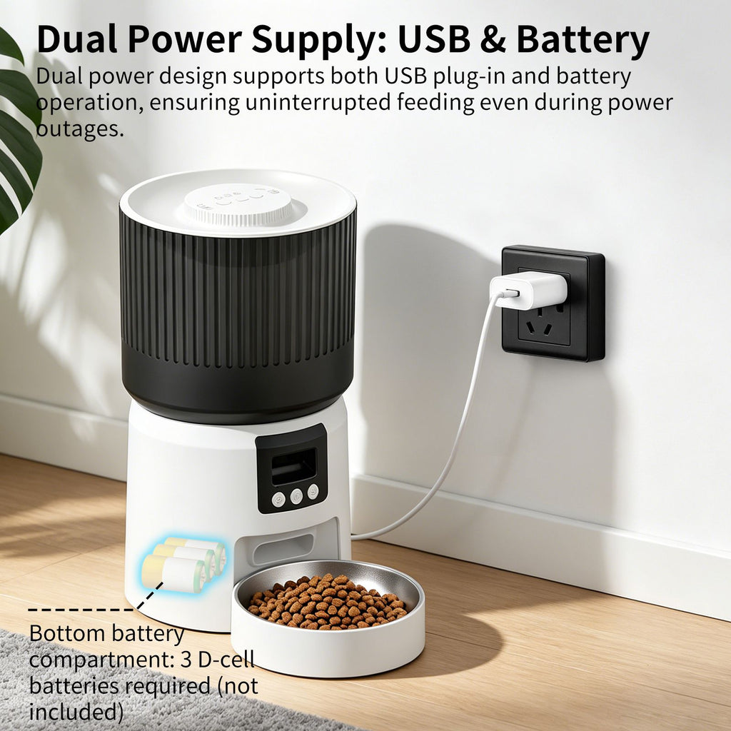 Never Miss a Meal: Smart Auto Feeder with Timed & Remote Control