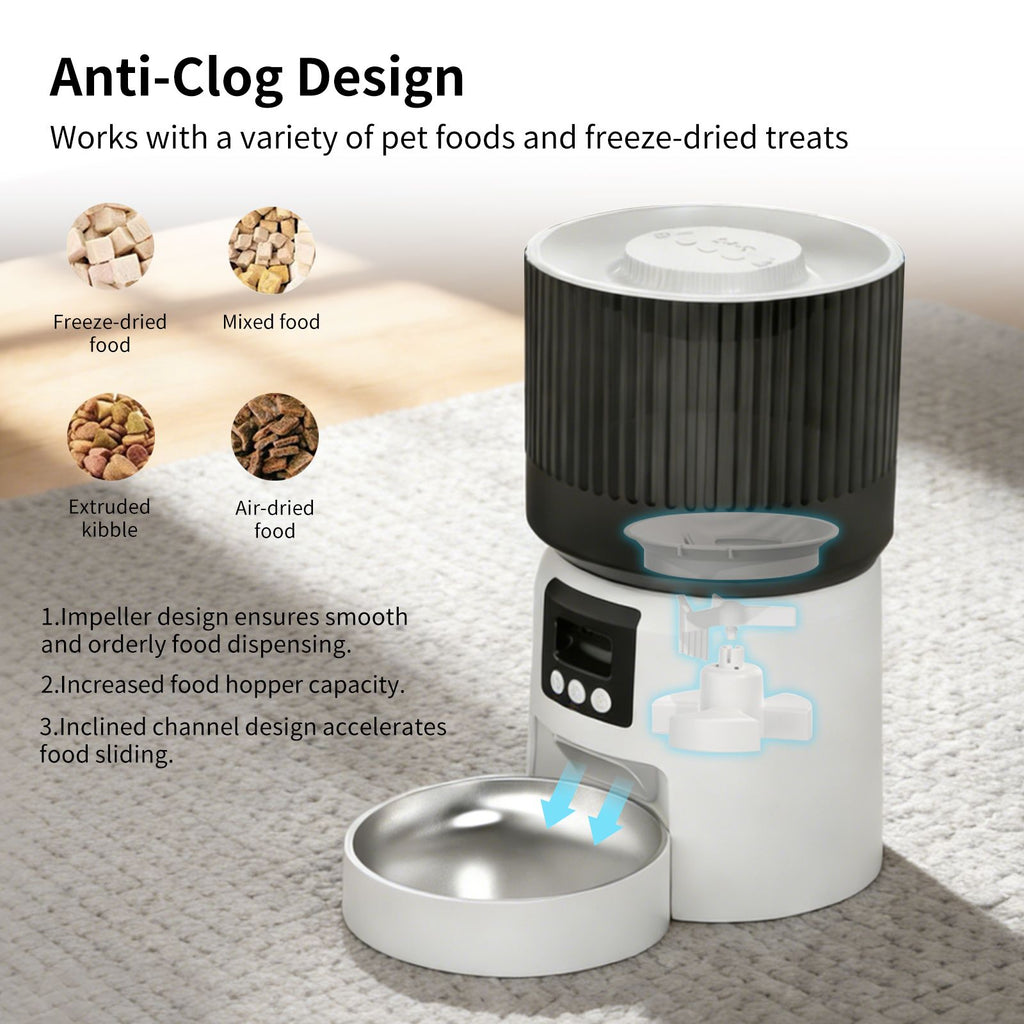 Never Miss a Meal: Smart Auto Feeder with Timed & Remote Control