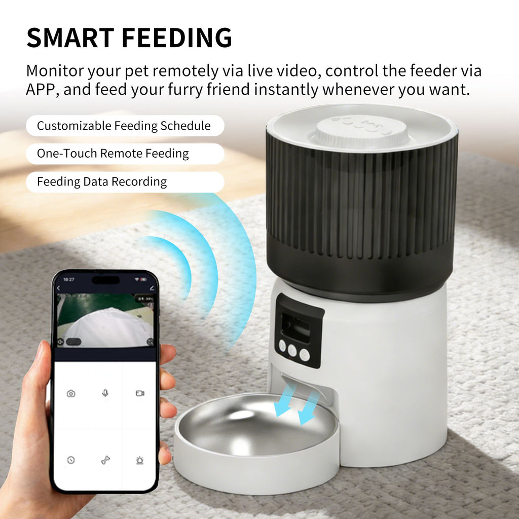Never Miss a Meal: Smart Auto Feeder with Timed & Remote Control