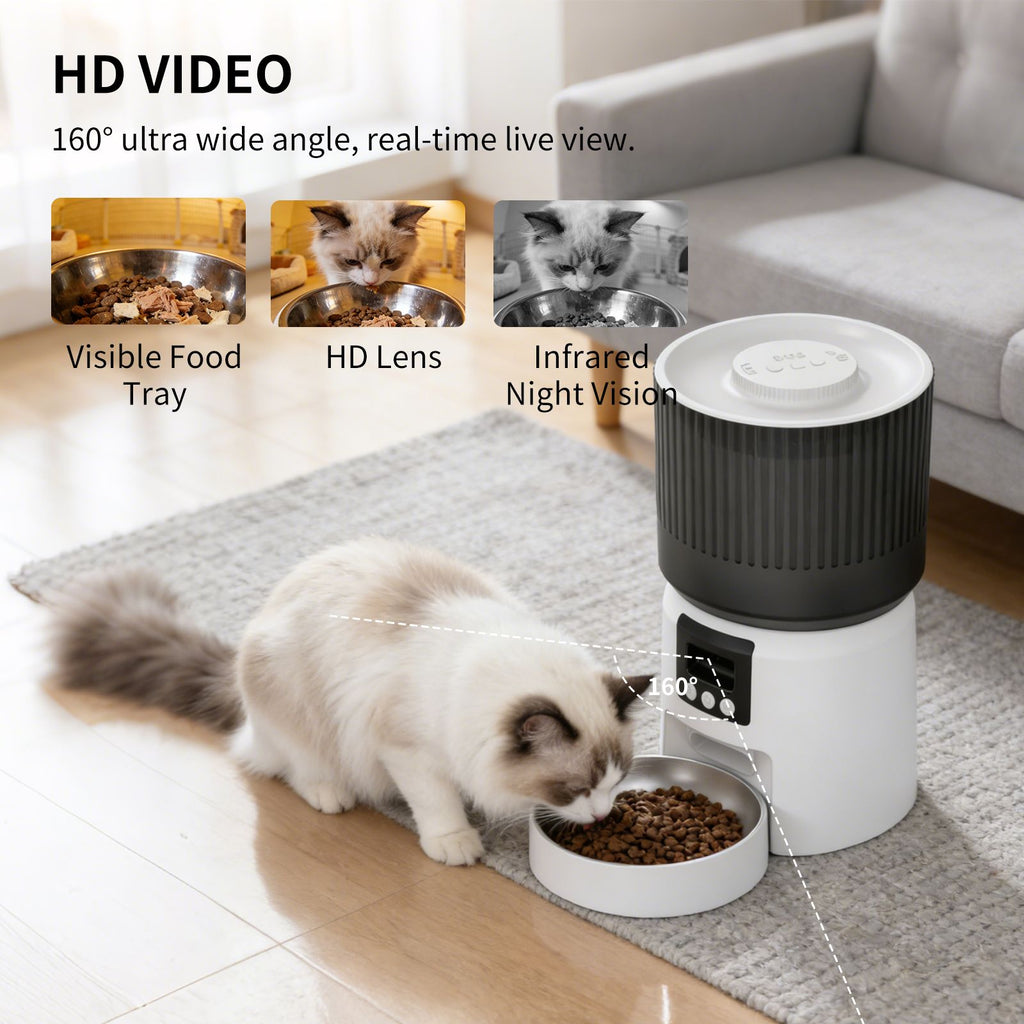 Never Miss a Meal: Smart Auto Feeder with Timed & Remote Control