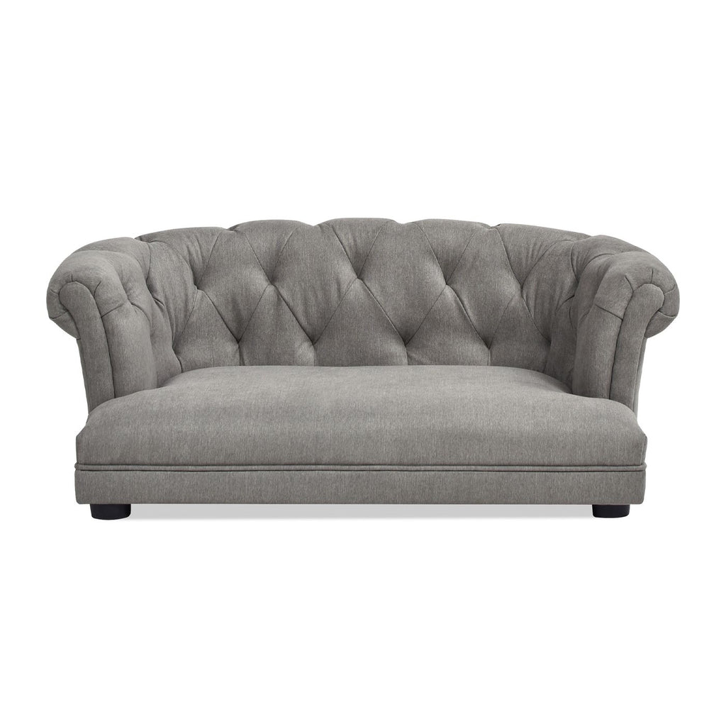 Chesterfield Dog Sofa Bed with Tufted Rolled Back and High-Density Foam