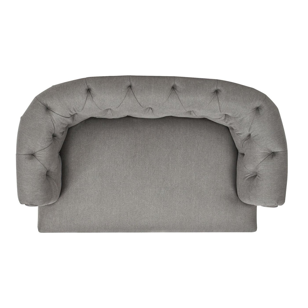 Chesterfield Dog Sofa Bed with Tufted Rolled Back and High-Density Foam