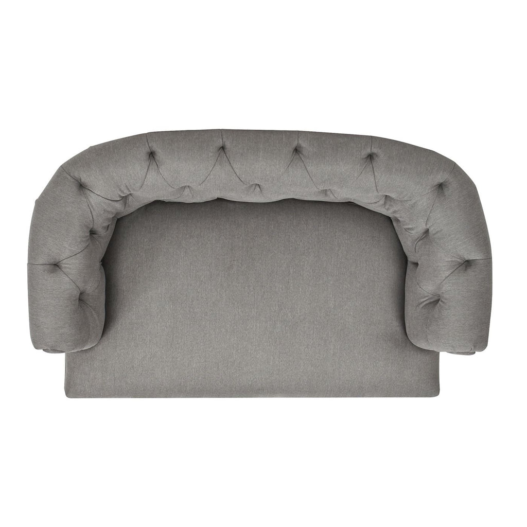 Chesterfield Dog Sofa Bed with Tufted Rolled Back and High-Density Foam