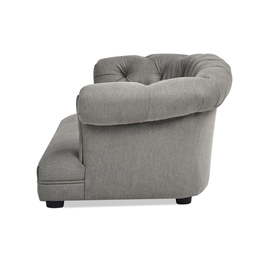 Chesterfield Dog Sofa Bed with Tufted Rolled Back and High-Density Foam