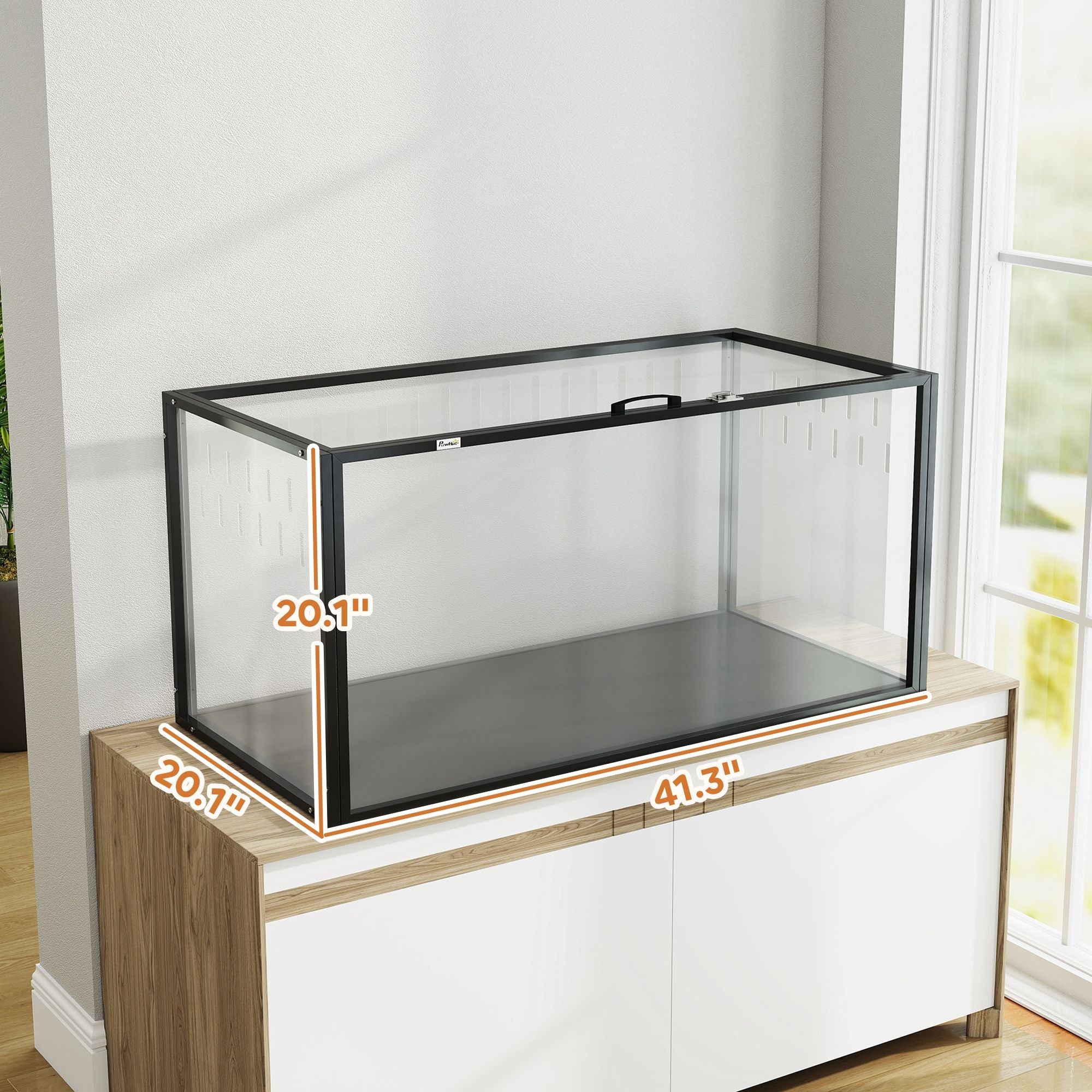 chew-focused Acrylic Hamster Cage with Openable Top and Ventilation