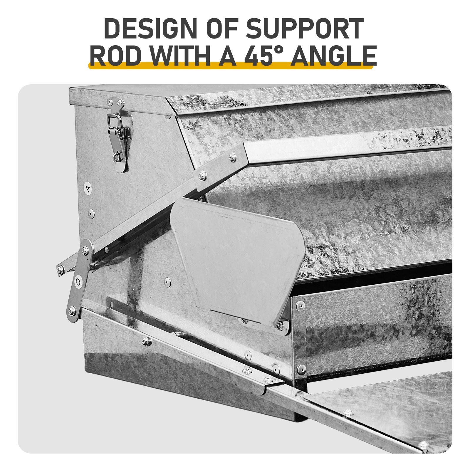Keep Your Flock Fed with Our Large Capacity Treadle Poultry Feeder