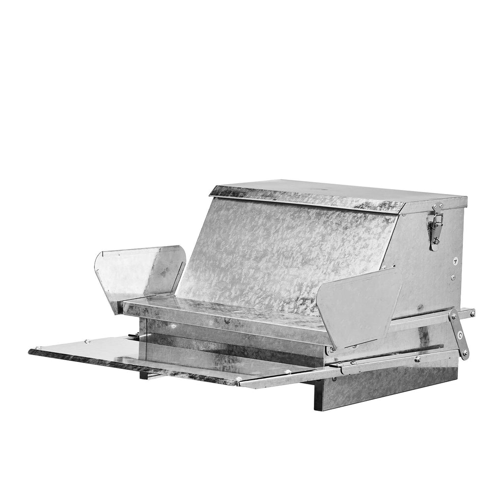 Keep Your Flock Fed with Our Large Capacity Treadle Poultry Feeder