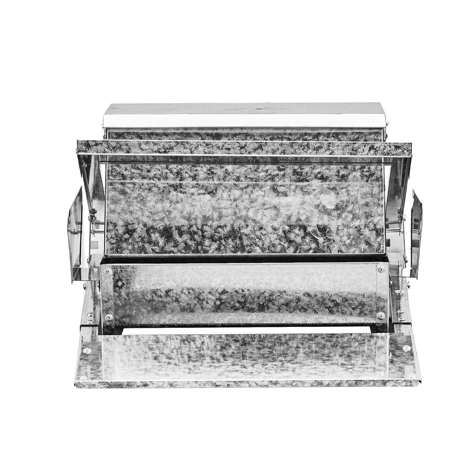 Keep Your Flock Fed with Our Large Capacity Treadle Poultry Feeder