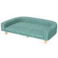 Plush Large Dog Sofa Bed with Washable Cushion and Elevated Design