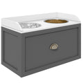 Elevate Your Dog's Dining with Raised Bowls & Storage Drawer