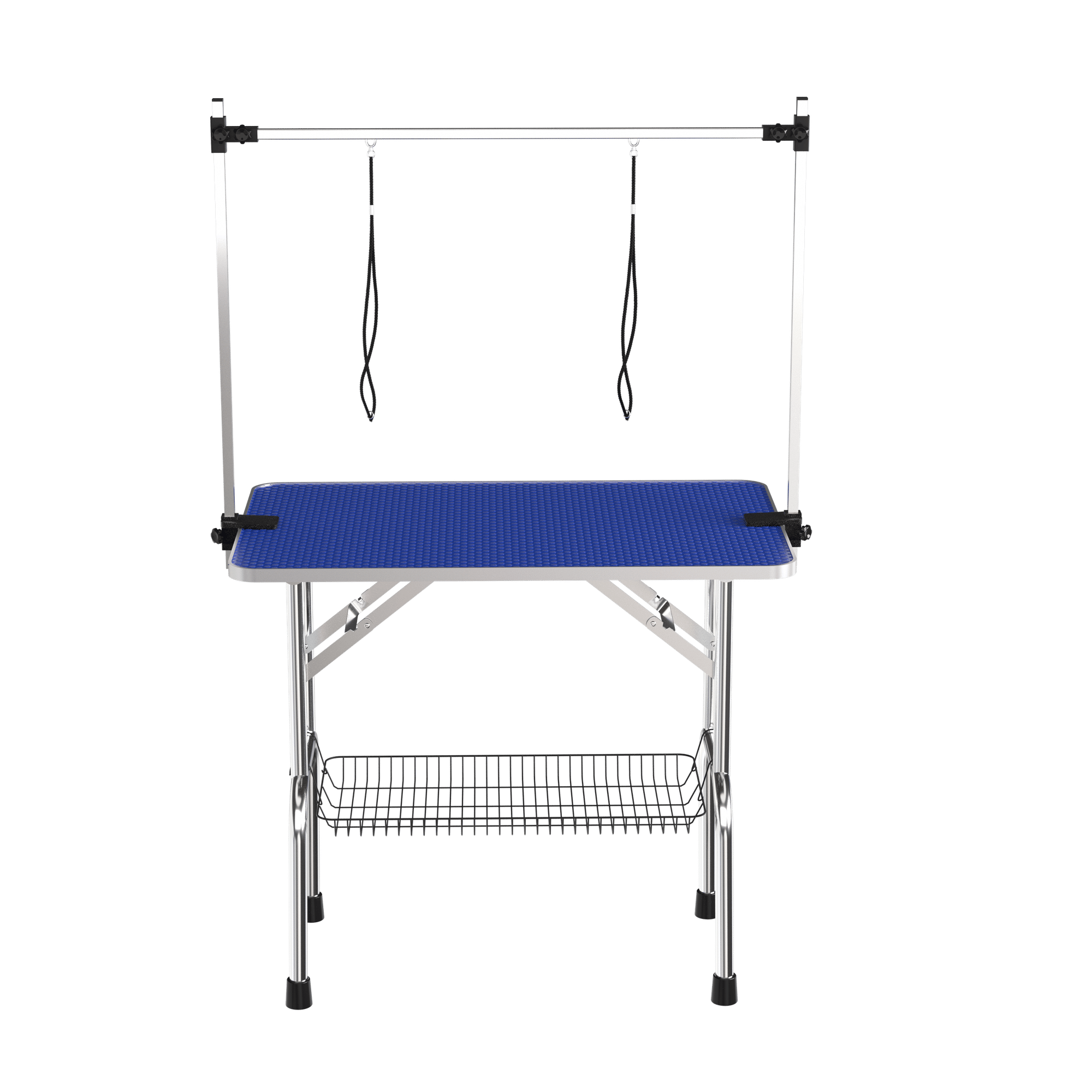Large Grooming Table for Pet Dog and Cat with Adjustable Arm and Clamps Large Heavy Duty Animal grooming table, 42''/Blue