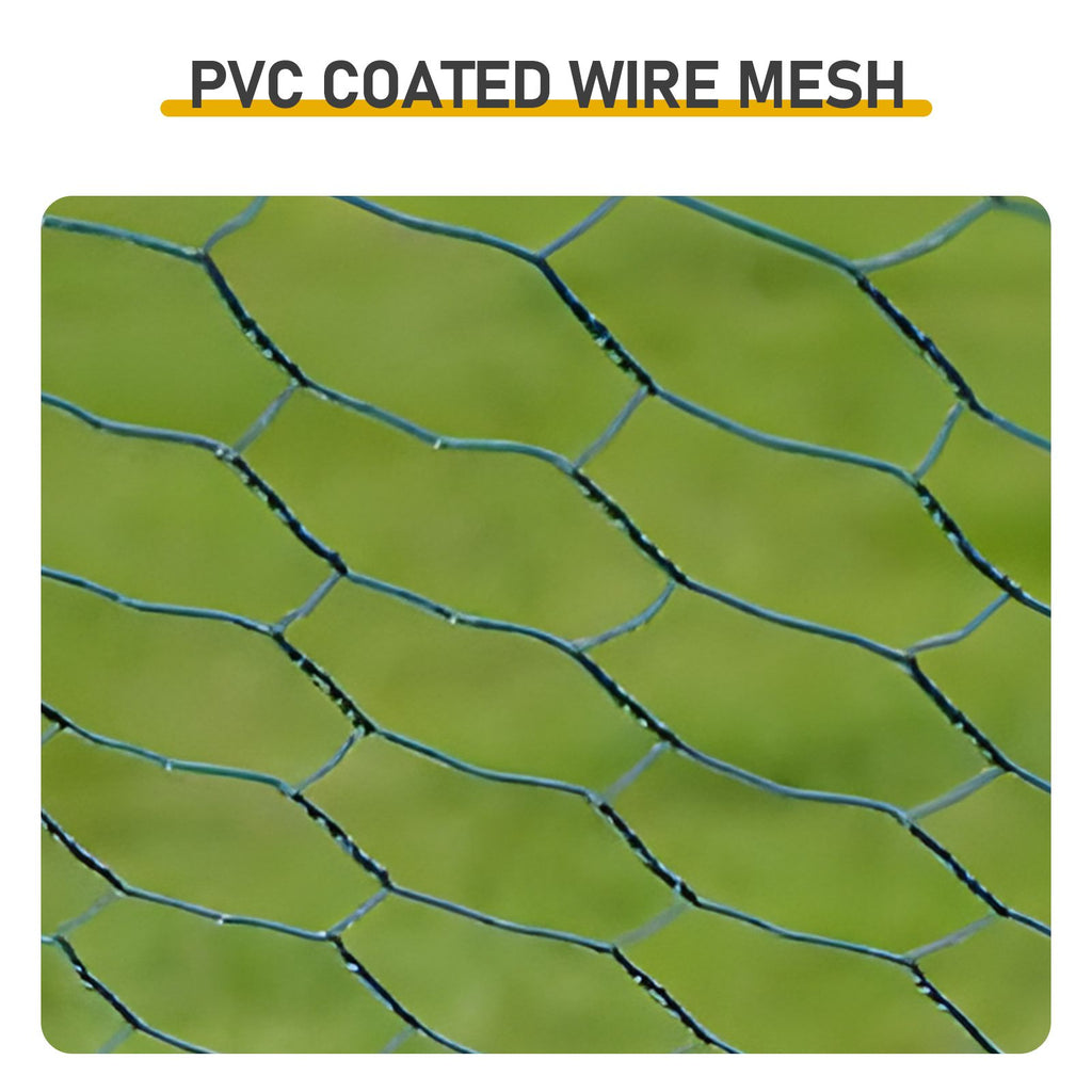 Large Walk-In Chicken Coop with everyday Galvanized Frame and water-ready Anti-UV Cover
