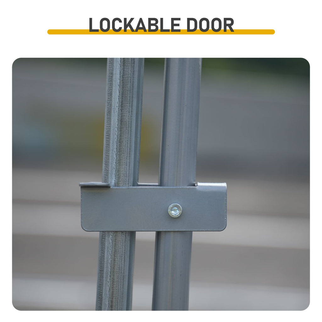 Large Walk-In Chicken Coop with everyday Galvanized Frame and water-ready Anti-UV Cover