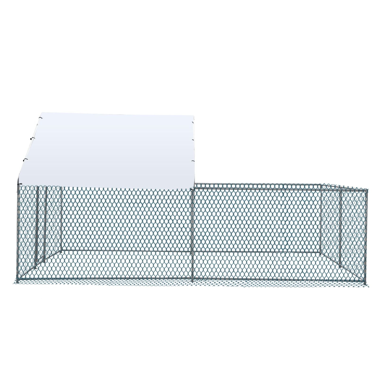 Large Walk-In Chicken Coop with everyday Galvanized Frame and water-ready Anti-UV Cover
