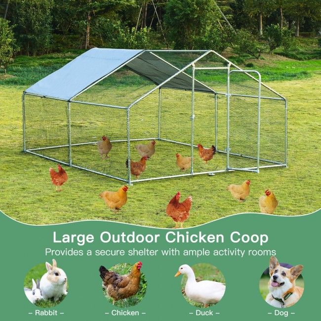 everyday Walk-in Chicken Coop with Weatherproof Cover
