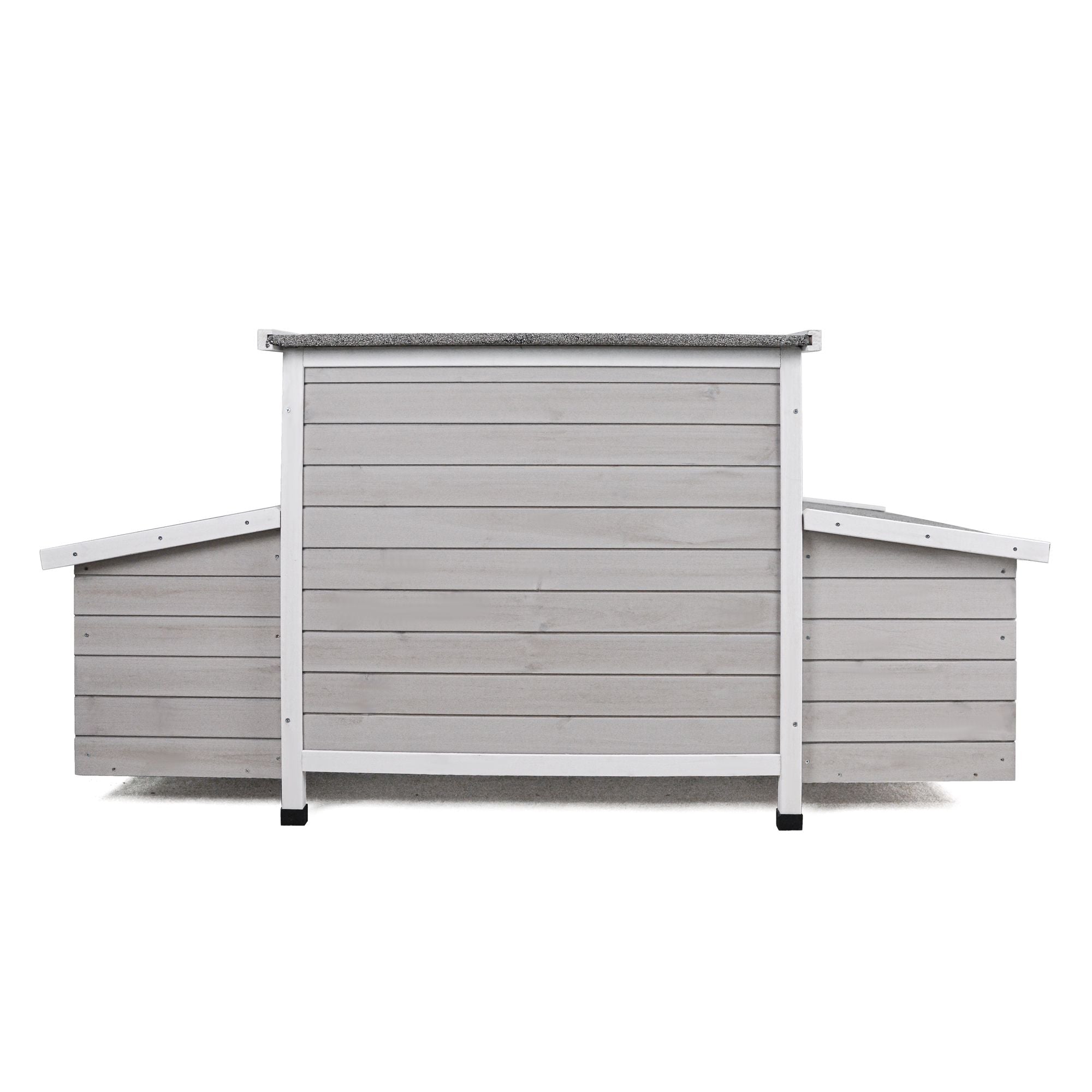 Large furniture-style Chicken Coop with water-ready Base and Secure Latches