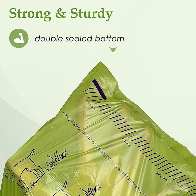 Lavender-Scented Leakproof Poop Bags for Standard Dispensers