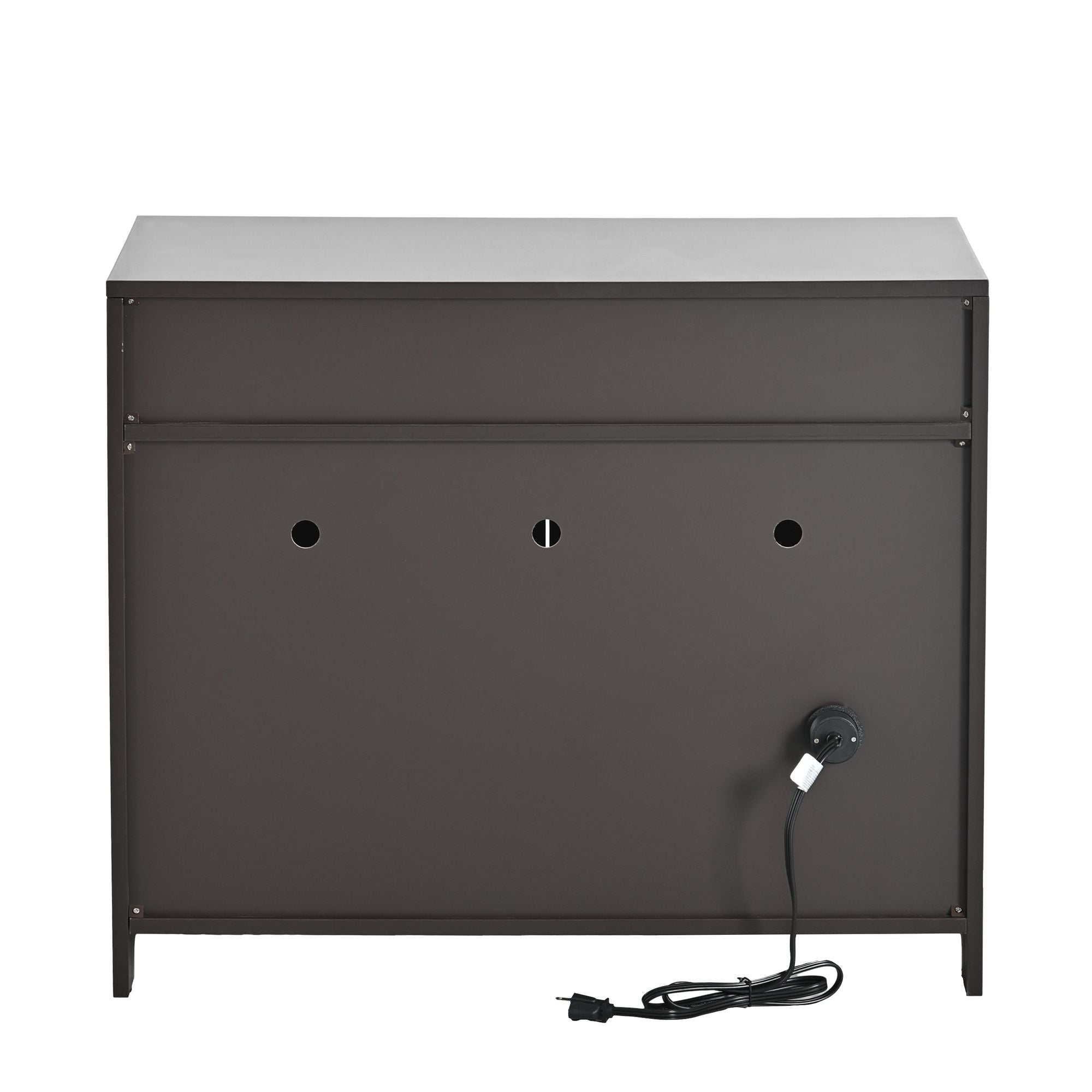Multifunctional Litter Box Enclosure with Hidden Plug & Storage