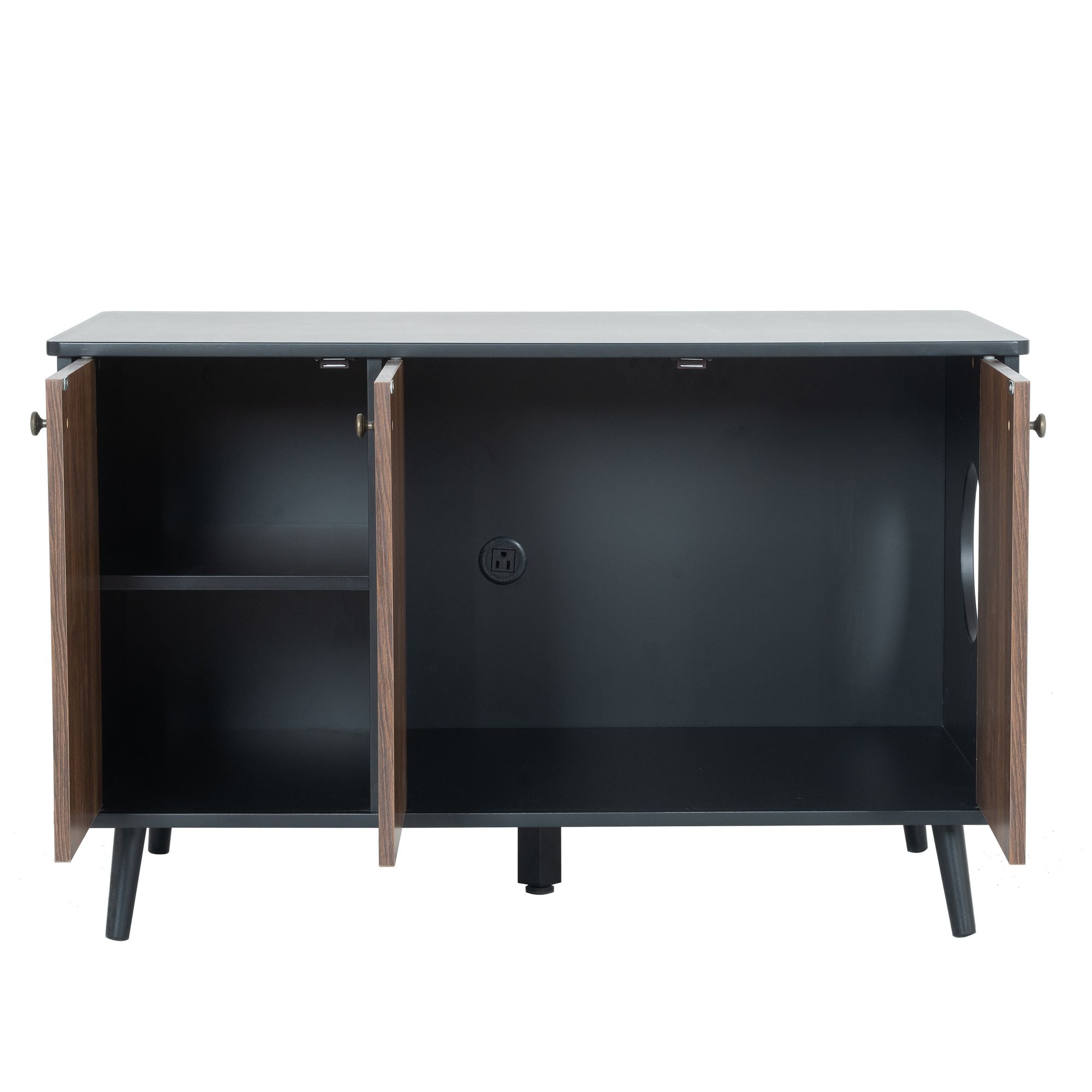 Hide the Mess, Show the Style: Cat Litter Box Enclosure with Hidden Plug & Storage