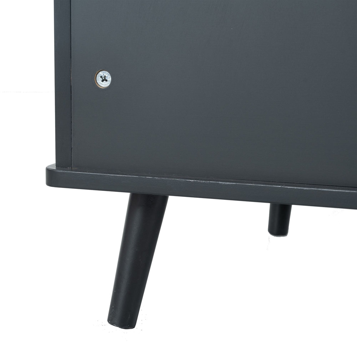 Multi-Functional Cat Litter Box Enclosure with Hidden Plug and 3 Doors