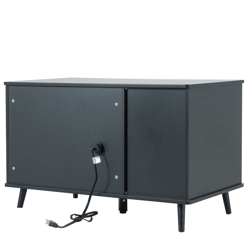 Hide the Mess, Show the Style: Cat Litter Box Enclosure with Hidden Plug & Storage