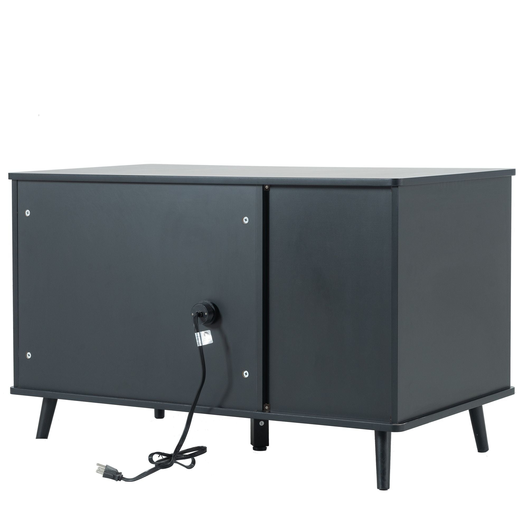 Hide the Mess, Show the Style: Cat Litter Box Enclosure with Hidden Plug & Storage