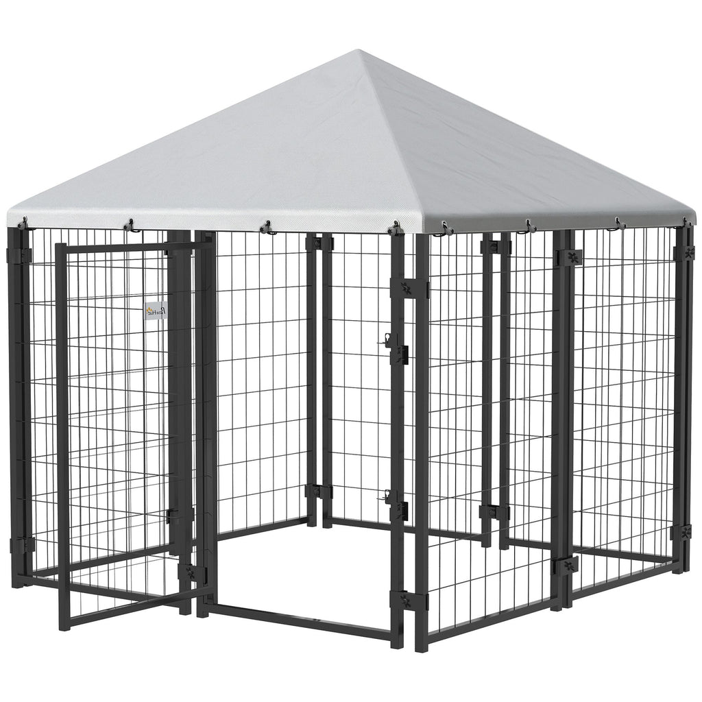 Secure & Shaded Dog Run with Escape-Proof Design