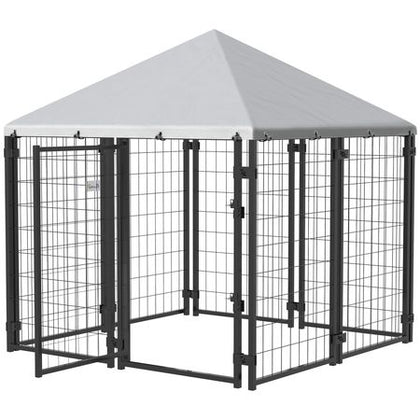 Secure & Shaded Dog Run with Escape-Proof Design