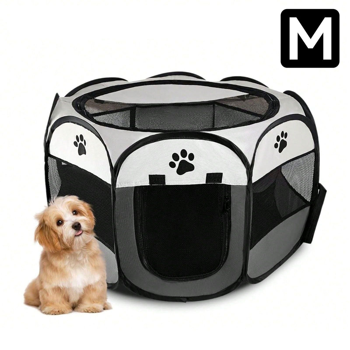 Foldable Octagonal Cat Bed & Whelping Box