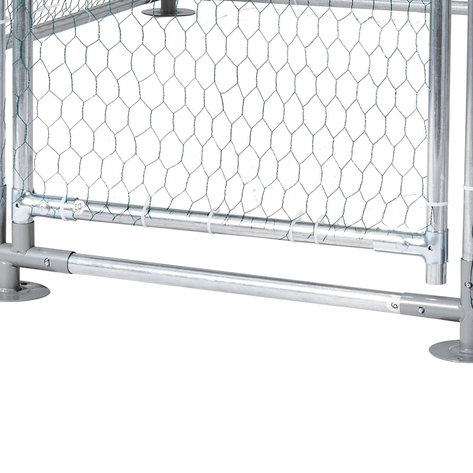 Walk-in Chicken Coop with Spire Roof and Security Lock