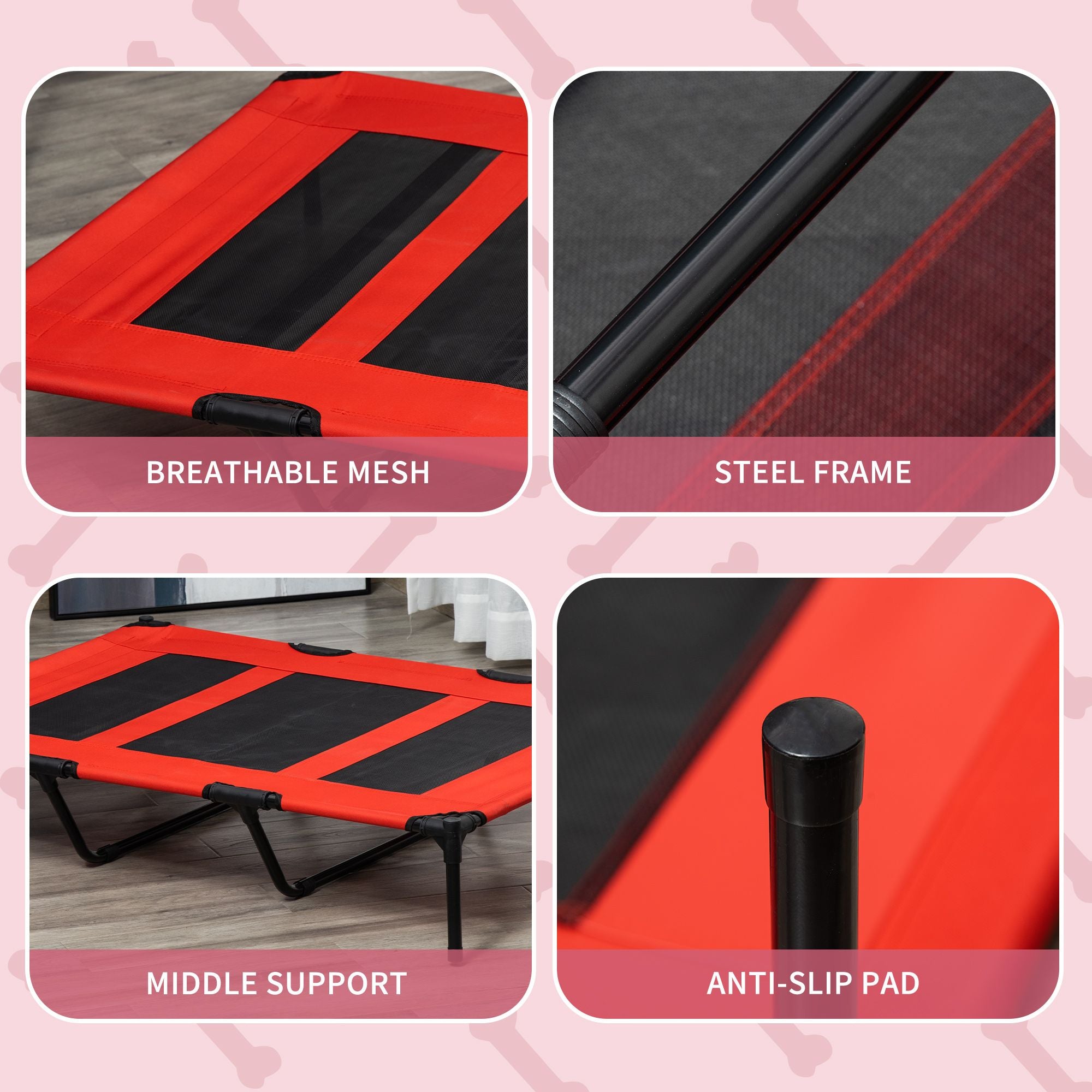 Elevated Pet Cot – Cool, Comfortable, Portable