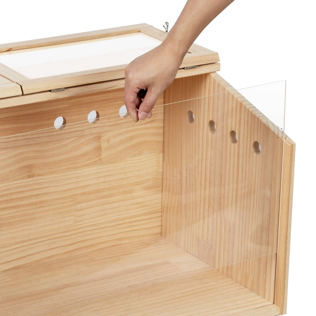 Middle Transparent furniture-style Hamster Cage – Spacious Small Pet Habitat