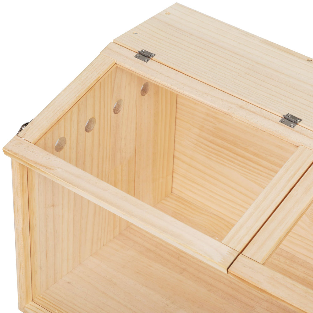 Middle Transparent furniture-style Hamster Cage – Spacious Small Pet Habitat
