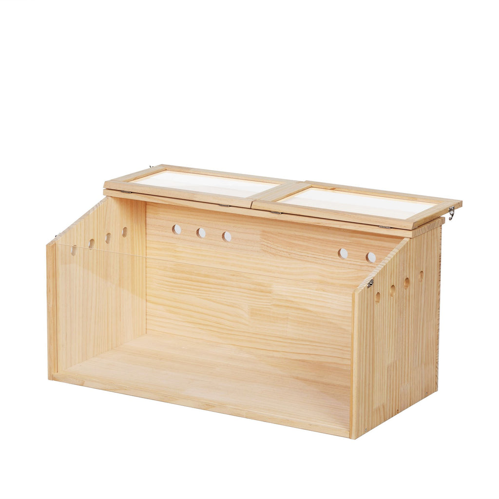 Middle Transparent furniture-style Hamster Cage – Spacious Small Pet Habitat