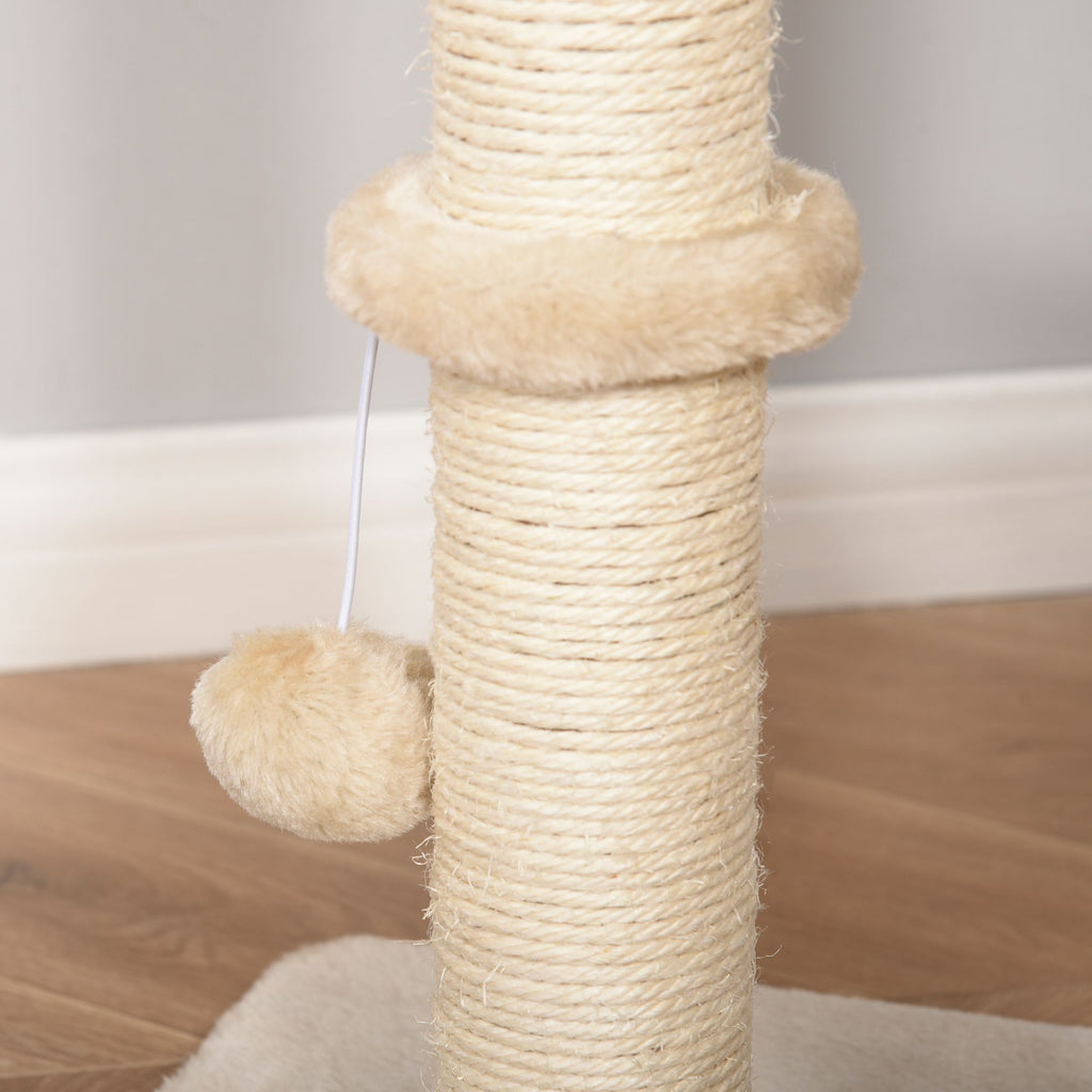 Multifunctional Cat Activity Center with Sisal Posts and Cozy Condo