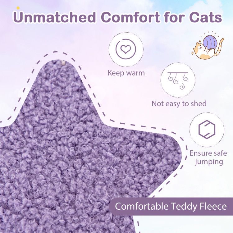 Multi-Level Cat Tower with Sisal Scratching Posts and Cozy Condo