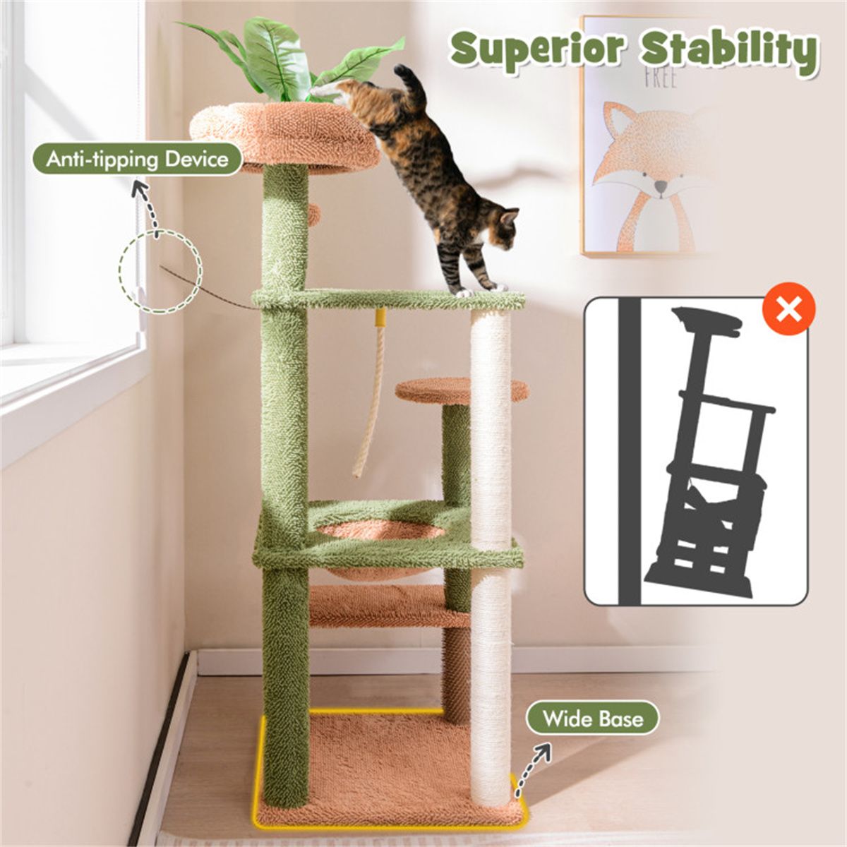 Multilevel Cat Tree, Cat Apartment