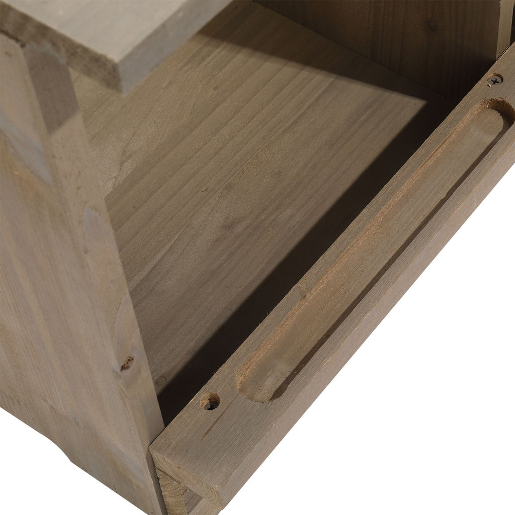 Nesting Boxes for Chickens, Wooden Chicken Nesting Box, Laying Eggs Nest Box for Chickens Hens Ducks, Gray, 3 Compartments