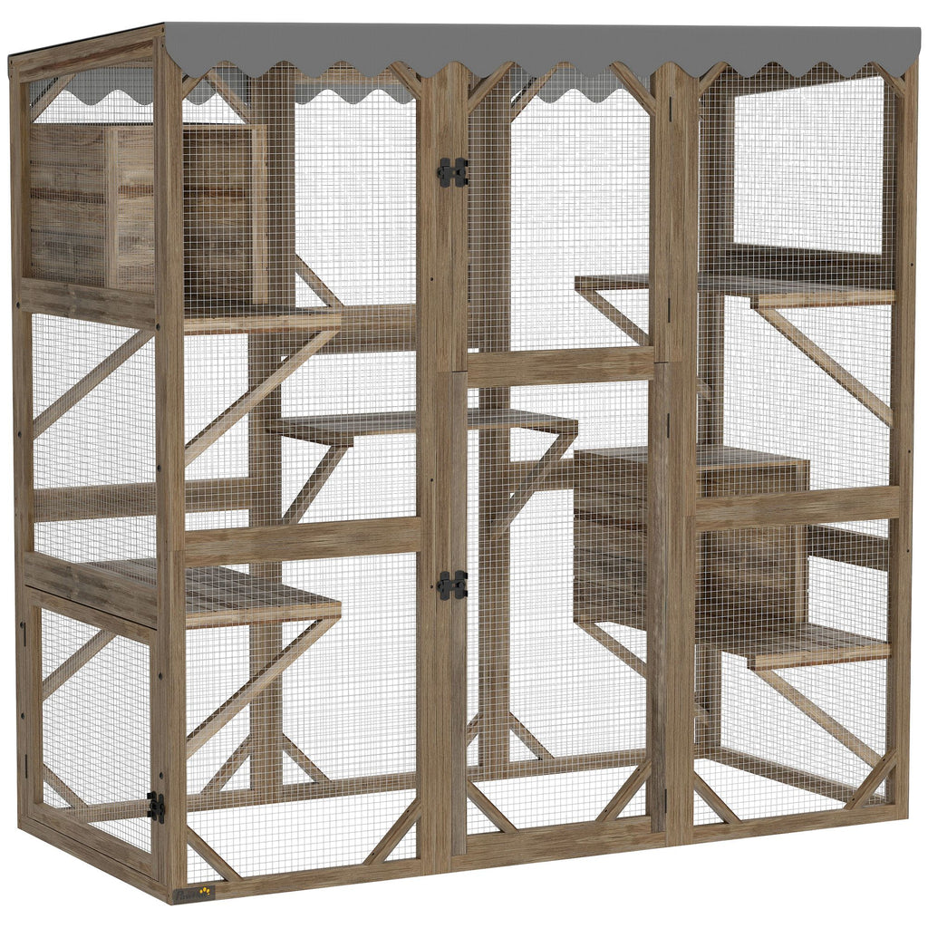 Give Your Cats the Ultimate Outdoor Adventure with This Multi-Level Catio